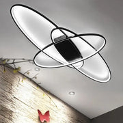 LED-es csillár távirányítóval ORBITA 74W, 3 elem, ovális, hideg/meleg/semleges fény, szabályozható, fekete LED-es csillárok távirányítóval Alapértelmezett cím Alessandro Design