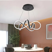 Függesztett LED-es csillár távirányítóval INFINITY HALO 69W, hideg/meleg/semleges fény, szabályozható, fekete, állítható magasságú modern csillárok alapértelmezett cím Alessandro Design