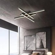 LED csillár távirányítóval MORA 80W, 4 elem, lineáris, hideg/meleg/semleges fény, szabályozható, fekete LED csillárok távirányítóval Alapértelmezett cím Alessandro Design