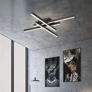 LED csillár távirányítóval MORA 80W, 4 elem, lineáris, hideg/meleg/semleges fény, szabályozható, fekete LED csillárok távirányítóval Alapértelmezett cím Alessandro Design