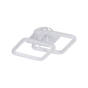 LED csillár LILIA 20W, 2 négyzet, hideg/meleg/semleges fény, fehér