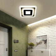 LED csillár MORNIKA 14W, átmérő 25 cm, négyzet, semleges fény, fehér LED csillár Alapértelmezett cím Alessandro Design