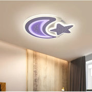 LED-es csillár távirányítóval CORALIA 90W, Hold és Csillag, Hideg/Meleg/Semleges fény szabályozható Fehér LED-es csillárok távirányítóval Alapértelmezett cím Alessandro Design