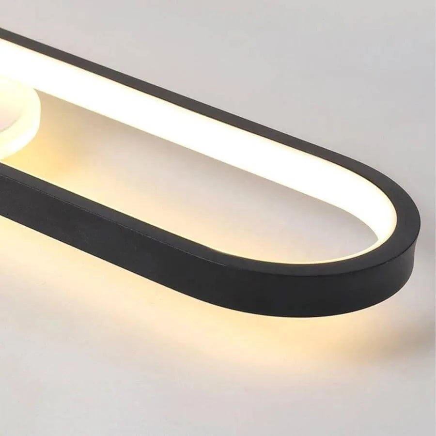 Ruby LED csillár 40W fekete fehér LED csillár Alapértelmezett cím Alessandro Design
