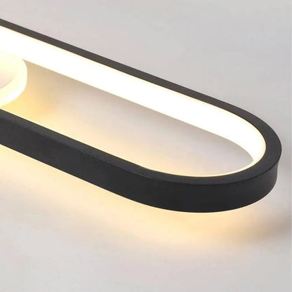 Ruby LED csillár 40W fekete fehér LED csillár Alapértelmezett cím Alessandro Design