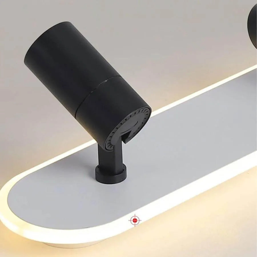 Ruby LED csillár 40W fekete fehér LED csillár Alapértelmezett cím Alessandro Design