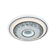 LED kristálycsillár SERILDA 40W, átmérő 20cm, hideg/meleg/semleges fény, fehér