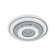 LED kristálycsillár SERILDA 40W, átmérő 20cm, hideg/meleg/semleges fény, fehér