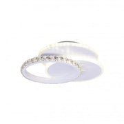Kristály LED-csillár SOFIA 24W, hideg/meleg/semleges fény, fehér LED-csillár Alapértelmezett cím Alessandro Design