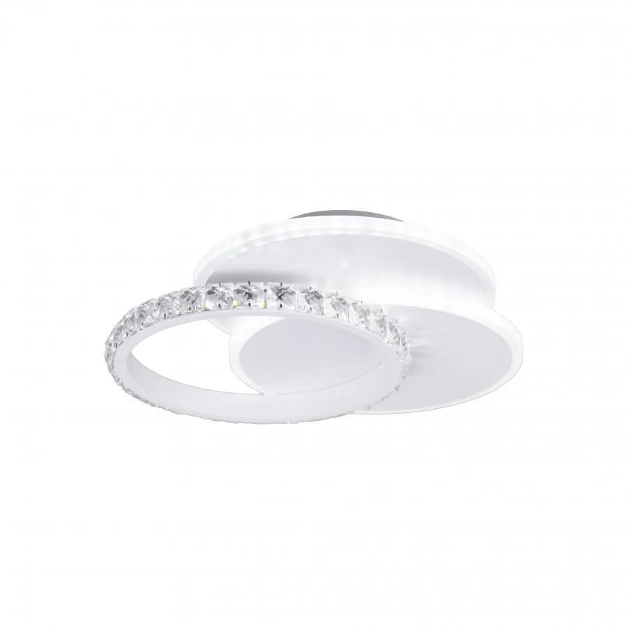 Kristály LED-csillár SOFIA 24W, hideg/meleg/semleges fény, fehér LED-csillár Alapértelmezett cím Alessandro Design