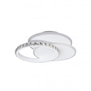 Kristály LED-csillár SOFIA 24W, hideg/meleg/semleges fény, fehér LED-csillár Alapértelmezett cím Alessandro Design
