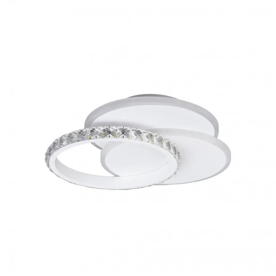 Kristály LED-csillár SOFIA 24W, hideg/meleg/semleges fény, fehér LED-csillár Alapértelmezett cím Alessandro Design