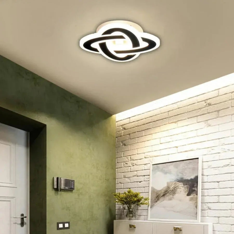 LED csillár CRINELLA 44W, átmérő 23cm, hideg/meleg/semleges fény 3000K/4000K/6000K, fekete, fém és akril LED csillárok alapértelmezett cím Alessandro Design