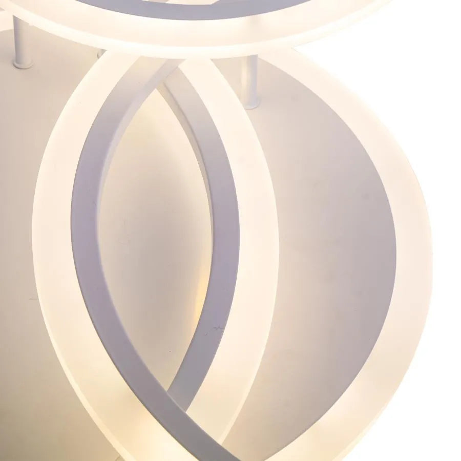 LED-es csillár távirányítóval LUCY 69W, 4 kör, hideg/meleg/semleges fény, szabályozható, fehér LED-es csillár távirányítóval Alapértelmezett cím Alessandro Design