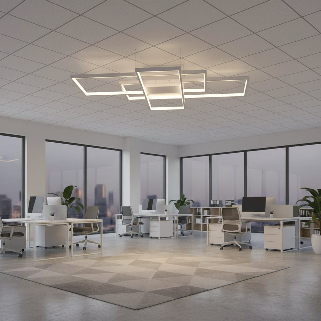 LED csillár távirányítóval LANDEN 84W, 3 elem, hideg/meleg/semleges fény, szabályozható, fehér LED csillárok távirányítóval Alapértelmezett cím Alessandro Design
