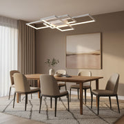 LED csillár távirányítóval LANDEN 84W, 3 elem, hideg/meleg/semleges fény, szabályozható, fehér LED csillárok távirányítóval Alapértelmezett cím Alessandro Design