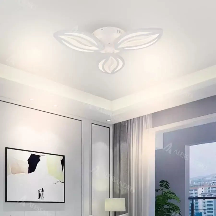LED-es csillár távirányítóval ORCHID 40W, 3 szirom, hideg/meleg/semleges fény, szabályozható, fehér LED-es csillár távirányítóval Alapértelmezett cím Alessandro Design