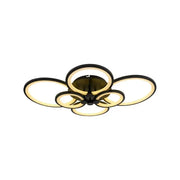 LED csillár távirányítóval ALANI 152W, 6 kör, hideg/meleg/semleges fény, szabályozható, fekete LED csillárok távirányítóval Alapértelmezett cím Alessandro Design