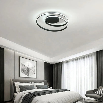 LED-es csillár távirányítóval VECTOR ARCADIA 56W, Hideg/Meleg/Semleges fény, Szabályozható, Fekete LED-es csillárok távirányítóval Alapértelmezett cím Alessandro Design