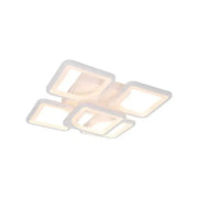 LED-es csillár távirányítóval FELY 80W, 5 négyzet, hideg/meleg/semleges fény, szabályozható, fehér LED-es csillár távirányítóval Alapértelmezett cím Alessandro Design