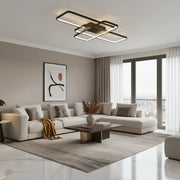 IANUSIS LED csillár távirányítóval 95W, 3 elem, hideg/meleg/semleges fény, szabályozható, fekete LED csillárok távirányítóval Alapértelmezett cím Alessandro Design