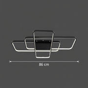 IANUSIS LED csillár távirányítóval 95W, 3 elem, hideg/meleg/semleges fény, szabályozható, fekete LED csillárok távirányítóval Alapértelmezett cím Alessandro Design