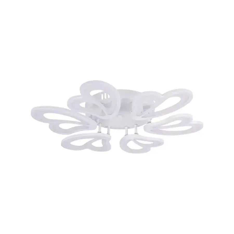 LED-es csillár távirányítóval BLOSSOM 78W, 6 szirom, átmérő 60cm, hideg/meleg/semleges fény, szabályozható, fehér LED-es csillár távirányítóval Alapértelmezett cím Alessandro Design