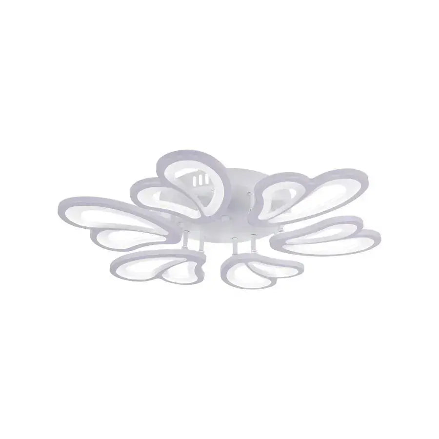 LED-es csillár távirányítóval BLOSSOM 78W, 6 szirom, átmérő 60cm, hideg/meleg/semleges fény, szabályozható, fehér LED-es csillár távirányítóval Alapértelmezett cím Alessandro Design
