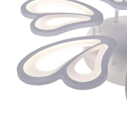 LED-es csillár távirányítóval BLOSSOM 78W, 6 szirom, átmérő 60cm, hideg/meleg/semleges fény, szabályozható, fehér LED-es csillár távirányítóval Alapértelmezett cím Alessandro Design