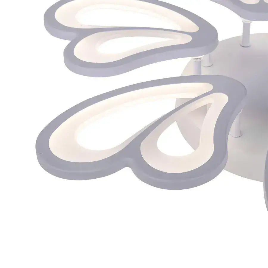 LED-es csillár távirányítóval BLOSSOM 78W, 6 szirom, átmérő 60cm, hideg/meleg/semleges fény, szabályozható, fehér LED-es csillár távirányítóval Alapértelmezett cím Alessandro Design