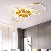 LED csillár távirányítóval LYRA 248W, 5 kör, hideg/meleg/semleges fény, szabályozható, csiszolt arany LED csillárok távirányítóval Alapértelmezett cím Alessandro Design