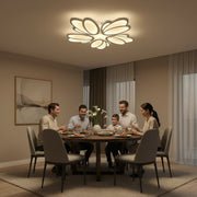 LED-es csillár távirányítóval TULIP 81W, 5 szirom, hideg/meleg/semleges fény, szabályozható, fehér LED-es csillár távirányítóval Alapértelmezett cím Alessandro Design