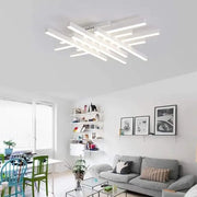 LED-es csillár távirányítóval MORA 160W, 8 elem, Lineáris, Hideg/Meleg/Semleges fény, Szabályozható, Fehér LED-es csillár távirányítóval Alapértelmezett cím Alessandro Design