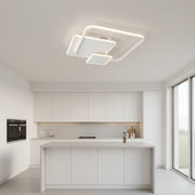LED-csillár távirányítóval ANEMONA 75W, 3 négyzet, hideg/meleg/semleges fény, szabályozható, fehér LED-es csillár távirányítóval Alapértelmezett cím Alessandro Design