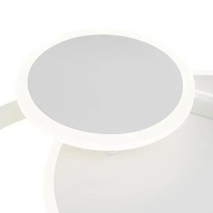 LED-es csillár távirányítóval SILVIAN, 58W, 3 kör, hideg/meleg/semleges fény, szabályozható, fehér LED-es csillár távirányítóval Alapértelmezett cím Alessandro Design