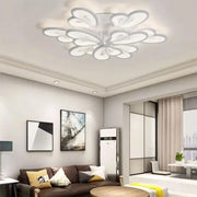 LED-es csillár távirányítóval BLOSSOM 49W, 9 szirom, hideg/meleg/semleges fény, szabályozható, fehér LED-es csillár távirányítóval Alapértelmezett cím Alessandro Design
