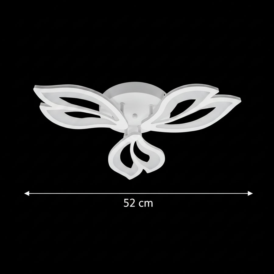 LED-es csillár távirányítóval LILY 40W, 3 elem, hideg/meleg/semleges fény, szabályozható, fehér LED-es csillár távirányítóval Alapértelmezett cím Alessandro Design