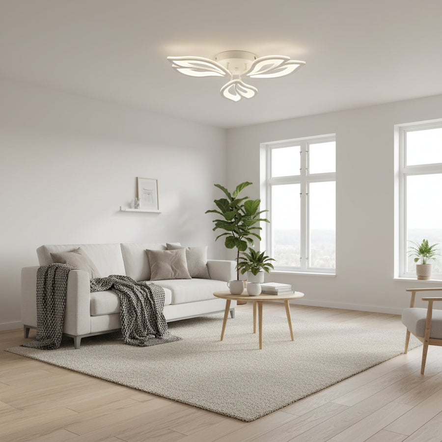 LED-es csillár távirányítóval LILY 40W, 3 elem, hideg/meleg/semleges fény, szabályozható, fehér LED-es csillár távirányítóval Alapértelmezett cím Alessandro Design