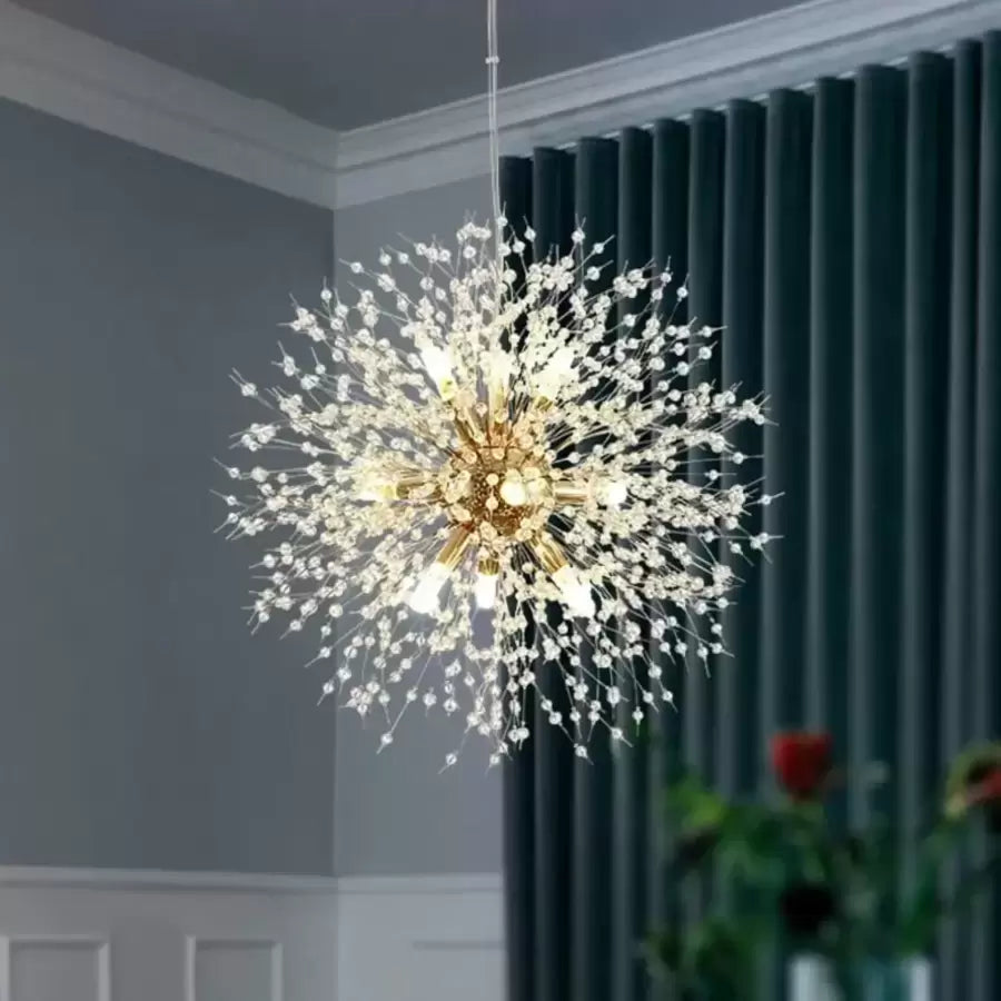 Schönbrunn kristálycsillár, 9x G9, átmérő 50 cm, fényes arany, állítható magasságú modern csillárok alapértelmezett cím Alessandro Design