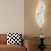 LED fali lámpa, dekorativ toll 85cm 31W hideg/meleg/semleges fény fehérarany beltéri fali lámpák alapértelmezett cím Alessandro Design