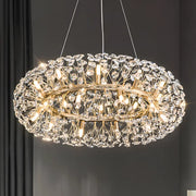 Kristálycsillár SEGOVIA Magno 12x E14, átmérő 60 cm, fényes arany, állítható magasságú kristálycsillárok, alapértelmezett cím Alessandro Design