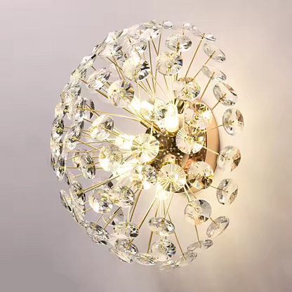 Kristály csillár MINUE, 4x G9, átmérő 35 cm, fényes arany kristálycsillárok, alapértelmezett cím Alessandro Design
