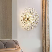 Kristály csillár MINUE, 4x G9, átmérő 35 cm, fényes arany kristálycsillárok, alapértelmezett cím Alessandro Design