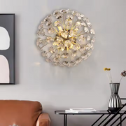 Kristály csillár MINUE, 4x G9, átmérő 35 cm, fényes arany kristálycsillárok, alapértelmezett cím Alessandro Design