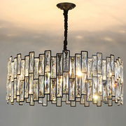 Candelabru Cristal MALBORK Eleganza 8xE14, Diametru 49cm, Negru, Inaltime Reglabila Candelabre Cristal Default Title Alessandro Design