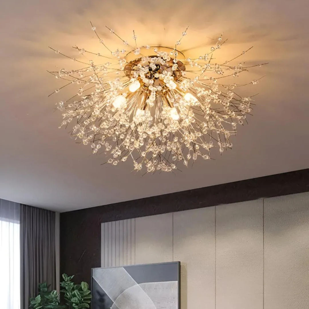 RONDO Vivace kristálycsillár, 6x G9, átmérő 50 cm, fényes arany kristálycsillárok alapértelmezett cím Alessandro Design