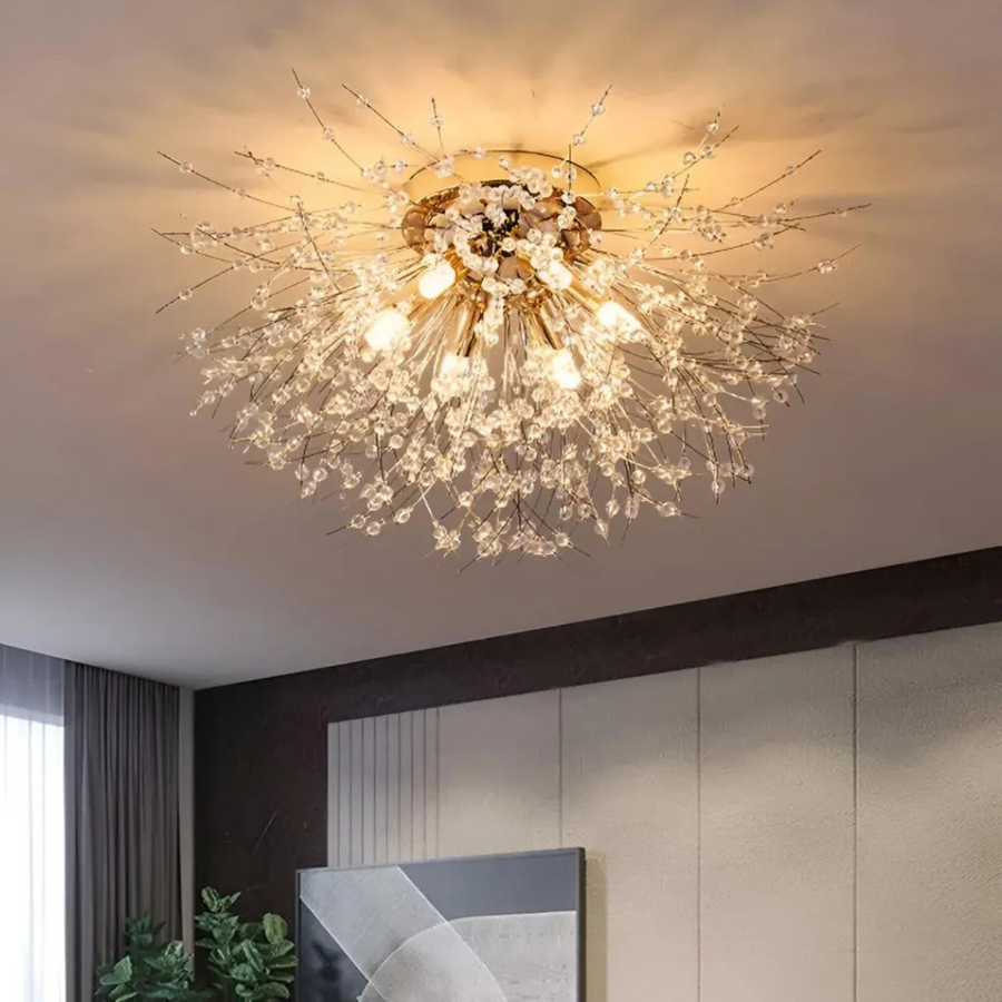 RONDO Vivace kristálycsillár, 6x G9, átmérő 50 cm, fényes arany kristálycsillárok alapértelmezett cím Alessandro Design