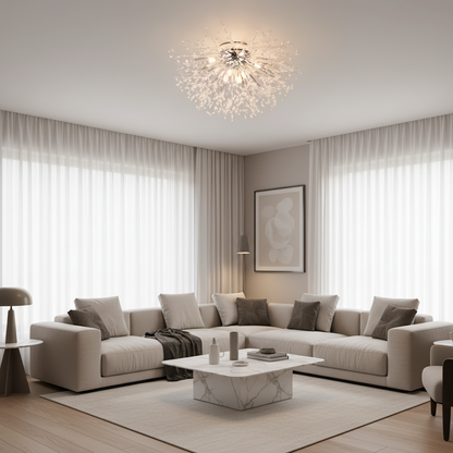 RONDO Vivace kristálycsillár, 8x G9, átmérő 60 cm, fényes króm kristálycsillárok alapértelmezett cím Alessandro Design
