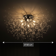 RONDO Vivace kristálycsillár, 8x G9, átmérő 60 cm, fényes króm kristálycsillárok alapértelmezett cím Alessandro Design