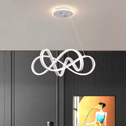 Függesztett LED-es csillár távirányítóval INFINITY HALO 69W, hideg/meleg/semleges fény, szabályozható, fehér, állítható magasságú LED-csillárok távirányítóval Alapértelmezett cím Alessandro Design
